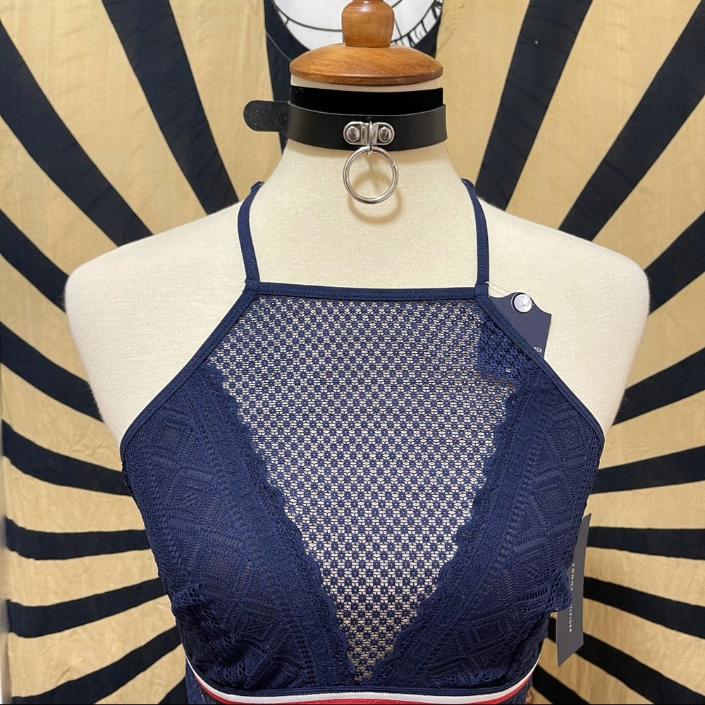 🌈 SOLD Stunning Mesh halter bra top - Picture 3 of 11